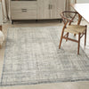 Nourison Nyle NYE06 Ivory Blue Area Rug Room Image