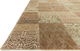 Loloi Nyla NY-16 Cinnamon / Beige Area Rug Corner Shot Feature