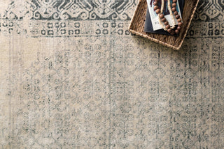 Loloi Nyla NY-18 Ivory / Charcoal Area Rug Close Up