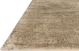 Loloi Nyla NY-20 Sand / Dark Brown Area Rug Corner 