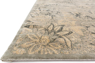 Loloi Nyla NY-23 Cream / Slate Area Rug Round Image Feature