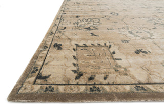 Loloi Nyla NY-24 Sand / Charcoal Area Rug Corner Shot