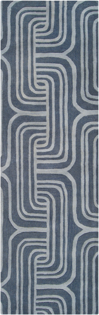 Surya Oasis OAS-1033 Navy Area Rug 2'6'' x 8' Runner