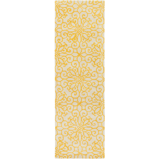 Surya Oasis OAS-1082 Gold Area Rug 2'6'' x 8' Runner