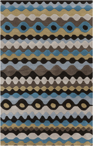 Surya Oasis OAS-1084 Black Area Rug 5' x 8'