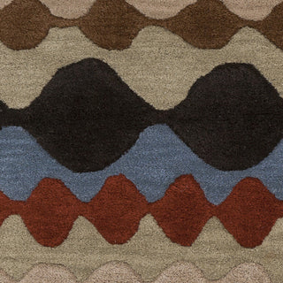 Surya Oasis OAS-1086 Black Hand Tufted Area Rug Sample Swatch