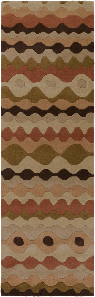 Surya Oasis OAS-1087 Tan Area Rug 2'6'' x 8' Runner