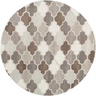 Surya Oasis OAS-1088 Gray Hand Tufted Area Rug 6' Round