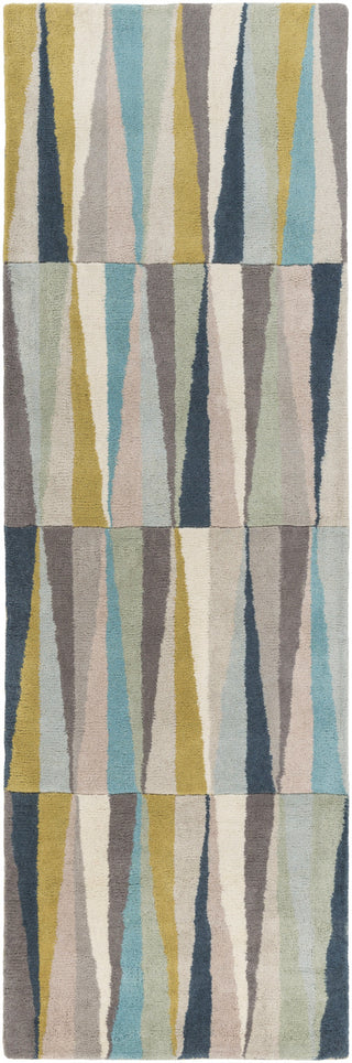 Surya Oasis OAS-1095 Light Gray Area Rug 2'6'' x 8' Runner