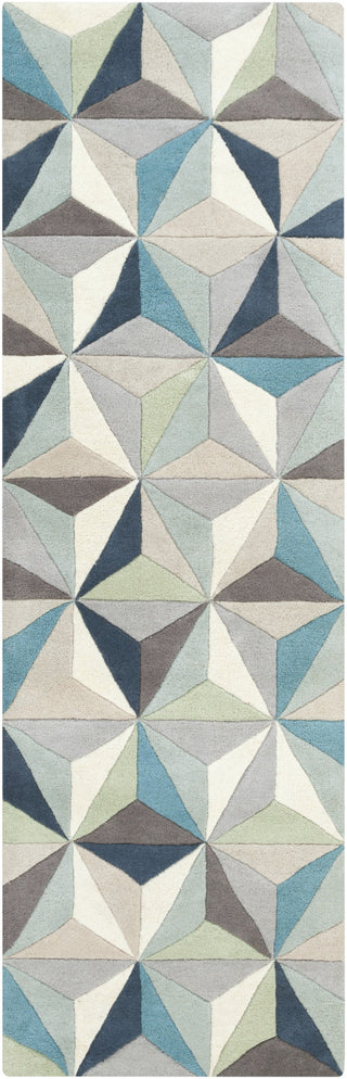 Surya Oasis OAS-1097 Gray Area Rug 2'6'' x 8' Runner