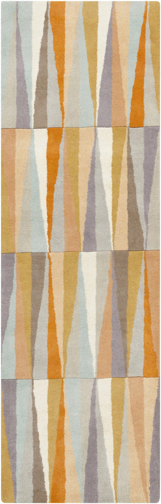 Surya Oasis OAS-1099 Burnt Orange Area Rug 2'6'' x 8' Runner