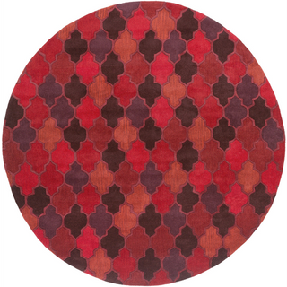 Surya Oasis OAS-1101 Burgundy Area Rug 8' Round