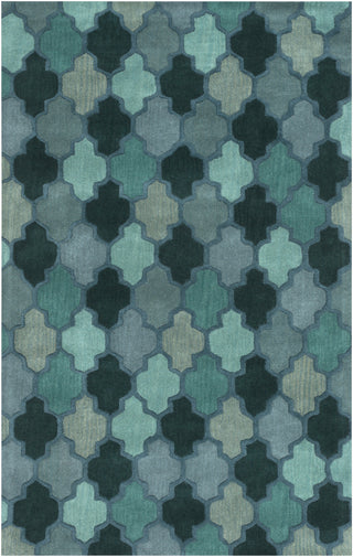 Surya Oasis OAS-1102 Teal Area Rug 5' x 8'