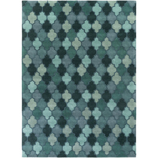 Surya Oasis OAS-1102 Teal Hand Tufted Area Rug 8' X 11'