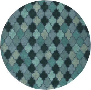 Surya Oasis OAS-1102 Teal Hand Tufted Area Rug 8' Round