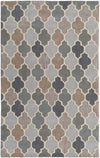 Oasis OAS-1113 Black Area Rug by Surya 5' X 8'