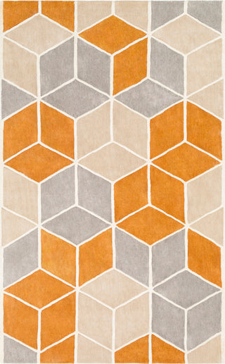 Surya Oasis OAS-1134 Burnt Orange Khaki Medium Gray Cream Area Rug main image