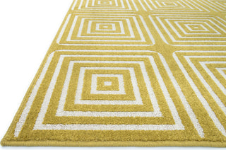 Loloi Oasis OS-01 Citron / Ivory Area Rug Corner Shot