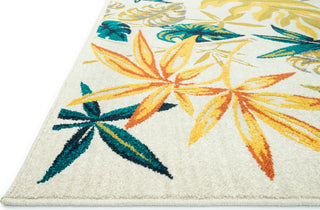 Loloi Oasis OS-08 Ivory / Multi Area Rug Corner Shot