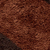 Orian Rugs Oasis Shag Fire Hole Brown Area Rug Swatch