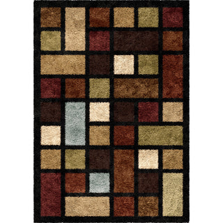 Orian Rugs Oasis Shag Color Grid Multi Area Rug main image