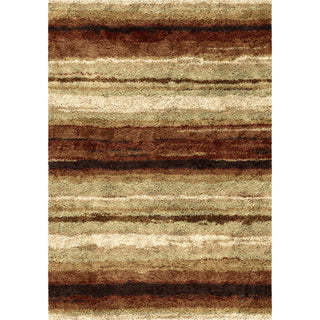 Orian Rugs Oasis Shag Rural Road Red Area Rug main image