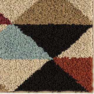 Orian Rugs Oasis Shag Perez Multi Area Rug Close Up