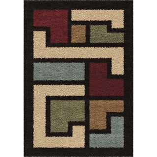 Orian Rugs Oasis Shag Mapped Floor Multi Area Rug main image