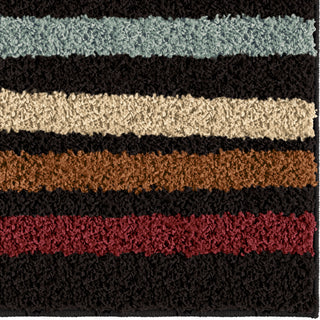 Orian Rugs Oasis Shag Ribbon Show Multi Area Rug Close Up