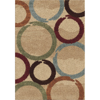 Orian Rugs Oasis Shag Coaster Ring Multi Area Rug main image