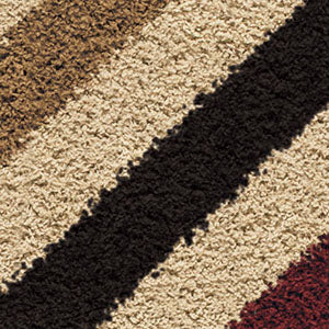 Orian Rugs Oasis Shag Abridge Multi Area Rug Swatch