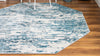 Unique Loom Oasis T-OSIS1 Blue Area Rug Octagon Lifestyle Image