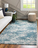 Unique Loom Oasis T-OSIS1 Blue Area Rug Rectangle Lifestyle Image