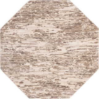 Unique Loom Oasis T-OSIS1 Brown Area Rug Octagon Lifestyle Image