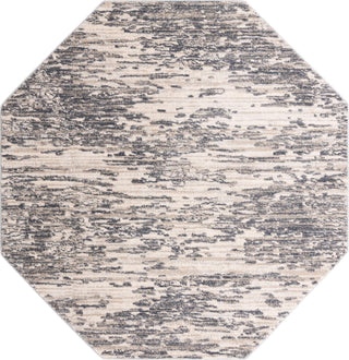 Unique Loom Oasis T-OSIS1 Gray Area Rug Octagon Lifestyle Image