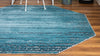 Unique Loom Oasis T-OSIS2 Blue Area Rug Octagon Lifestyle Image