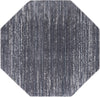 Unique Loom Oasis T-OSIS2 Gray Area Rug Octagon Lifestyle Image