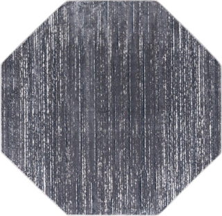 Unique Loom Oasis T-OSIS2 Gray Area Rug Octagon Lifestyle Image