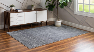 Unique Loom Oasis T-OSIS2 Gray Area Rug Rectangle Lifestyle Image