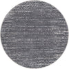 Unique Loom Oasis T-OSIS2 Gray Area Rug Round Top-down Image