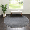 Unique Loom Oasis T-OSIS2 Gray Area Rug Round Lifestyle Image