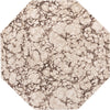 Unique Loom Oasis T-OSIS3 Brown Area Rug Octagon Lifestyle Image