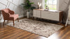Unique Loom Oasis T-OSIS3 Brown Area Rug Rectangle Lifestyle Image