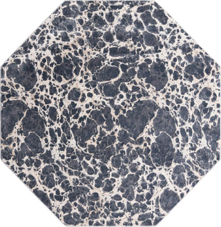 Unique Loom Oasis T-OSIS3 Gray Area Rug Octagon Lifestyle Image