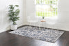 Unique Loom Oasis T-OSIS3 Gray Area Rug Rectangle Lifestyle Image