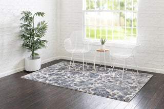 Unique Loom Oasis T-OSIS3 Gray Area Rug Rectangle Lifestyle Image