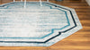 Unique Loom Oasis T-OSIS5 Blue Area Rug Octagon Lifestyle Image