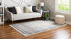 Unique Loom Oasis T-OSIS5 Gray Area Rug Rectangle Lifestyle Image