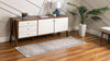 Unique Loom Oasis T-OSIS5 Gray Area Rug Runner Lifestyle Image