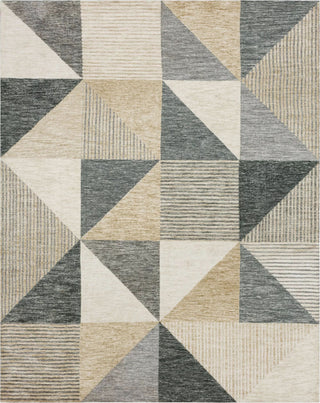 Karastan Bowen Oblique Tan Area Rug by Drew and Jonathan main image